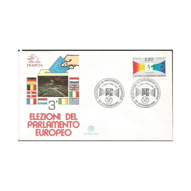 Francja 1989, Unia Europejska, wybory do euro parlamentu. FDC