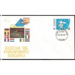Grecja 1989, Unia Europejska, wybory do euro parlamentu. FDC