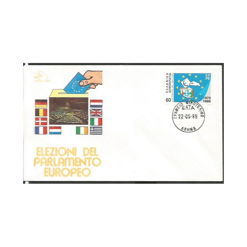 Grecja 1989, Unia Europejska, wybory do euro parlamentu. FDC