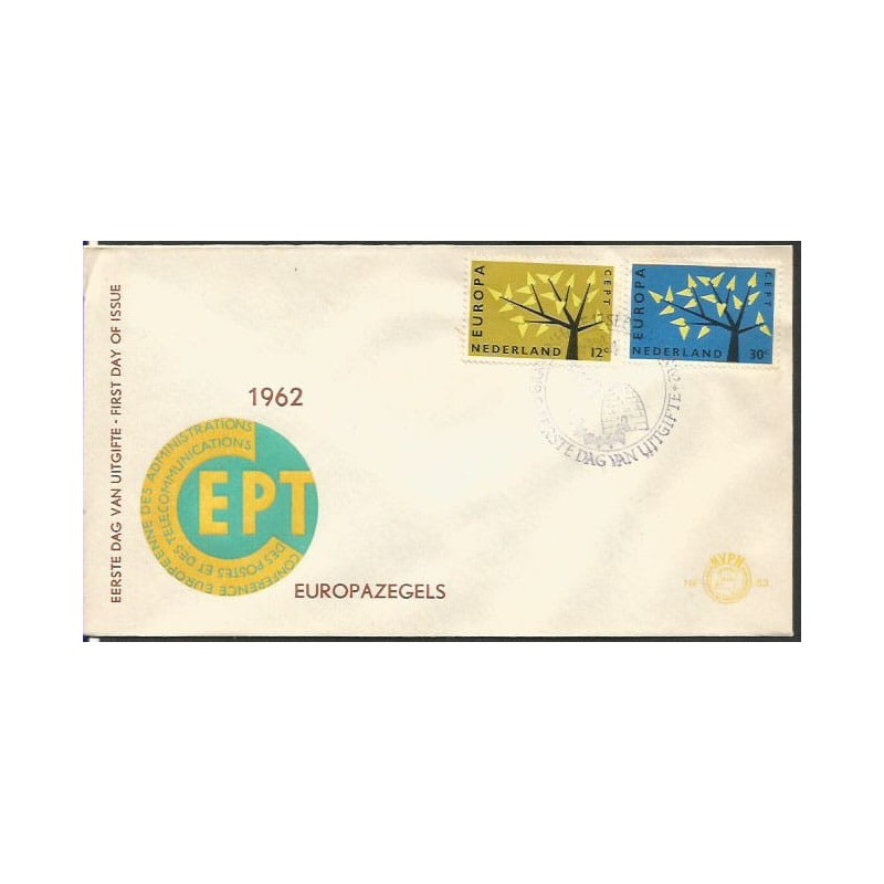 Holandia 1962, EUROPA CEPT. FDC