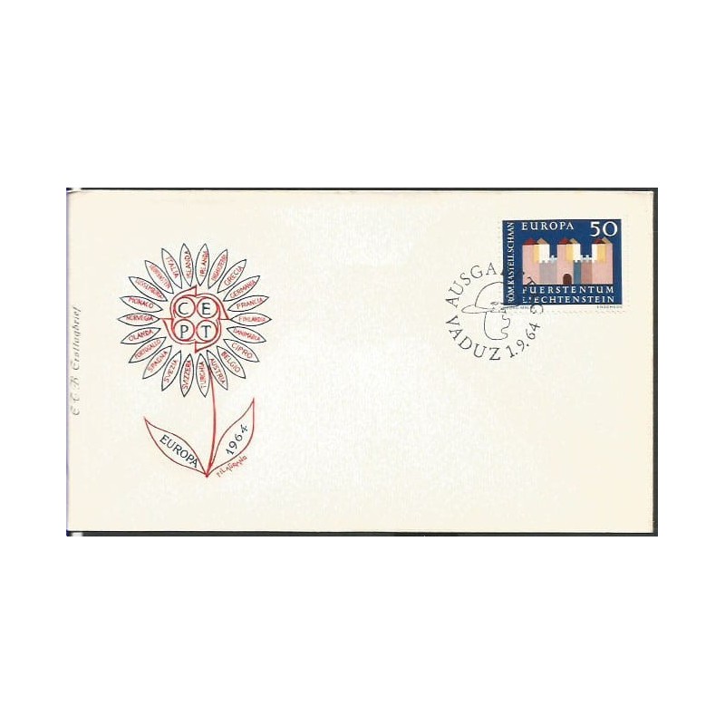Liechtenstein 1964, EUROPA CEPT. FDC