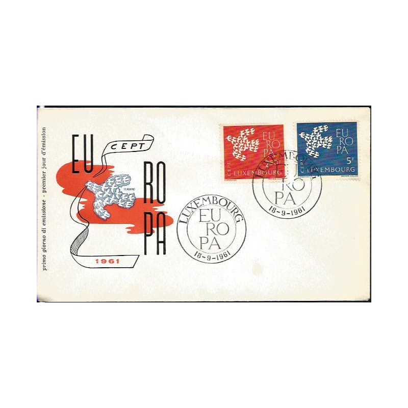 Luksemburg 1961, EUROPA CEPT. FDC