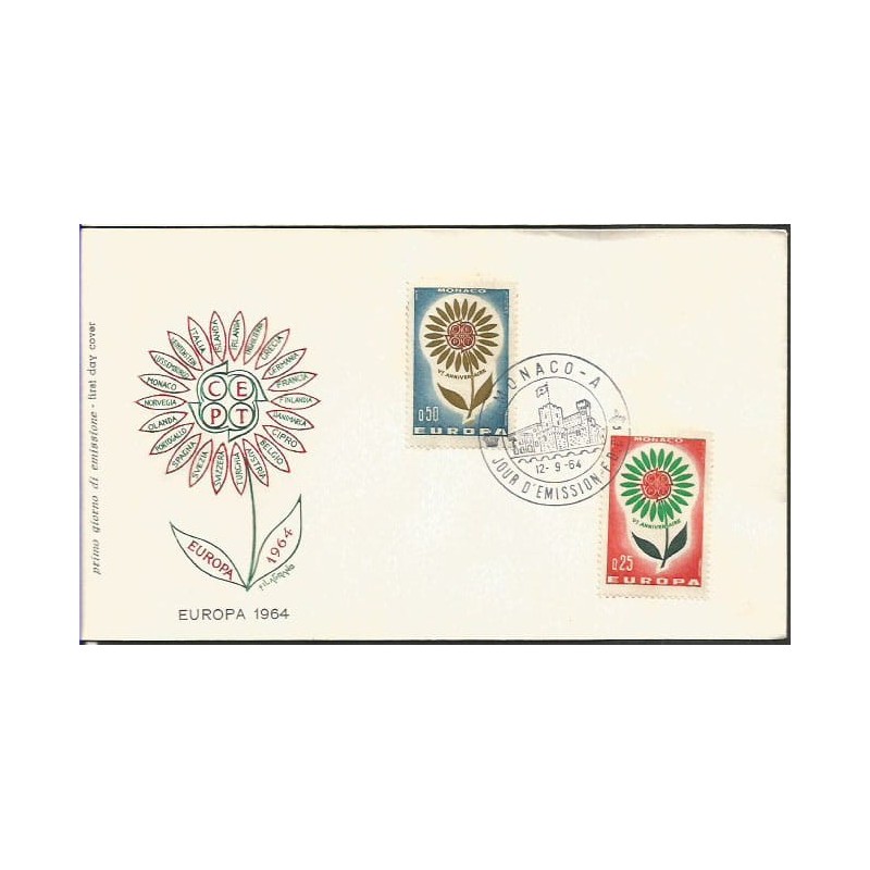 Monako 1964, EUROPA CEPT. FDC
