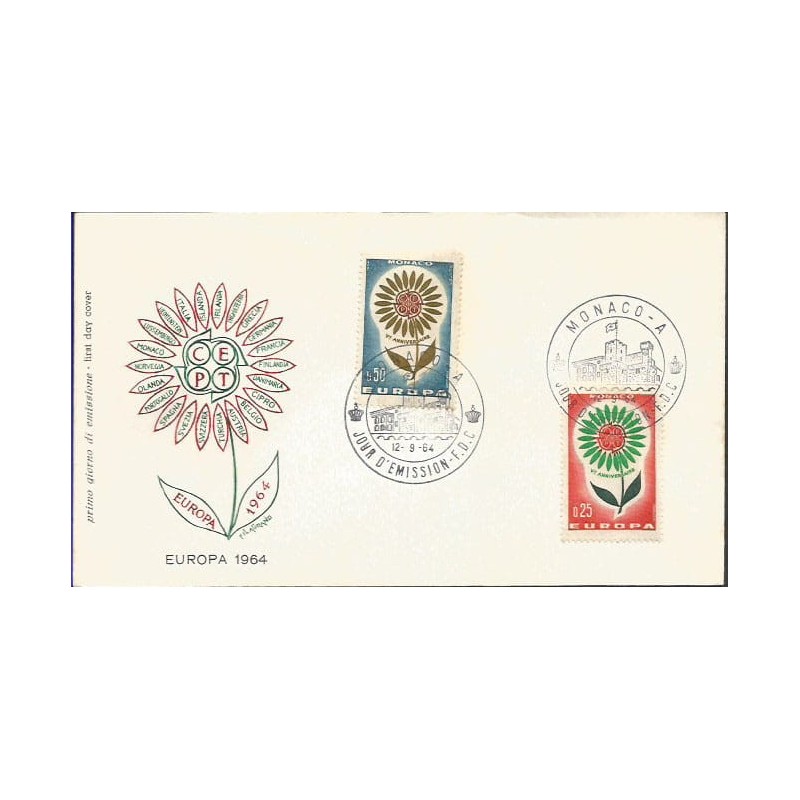 Monako 1964, EUROPA CEPT. FDC