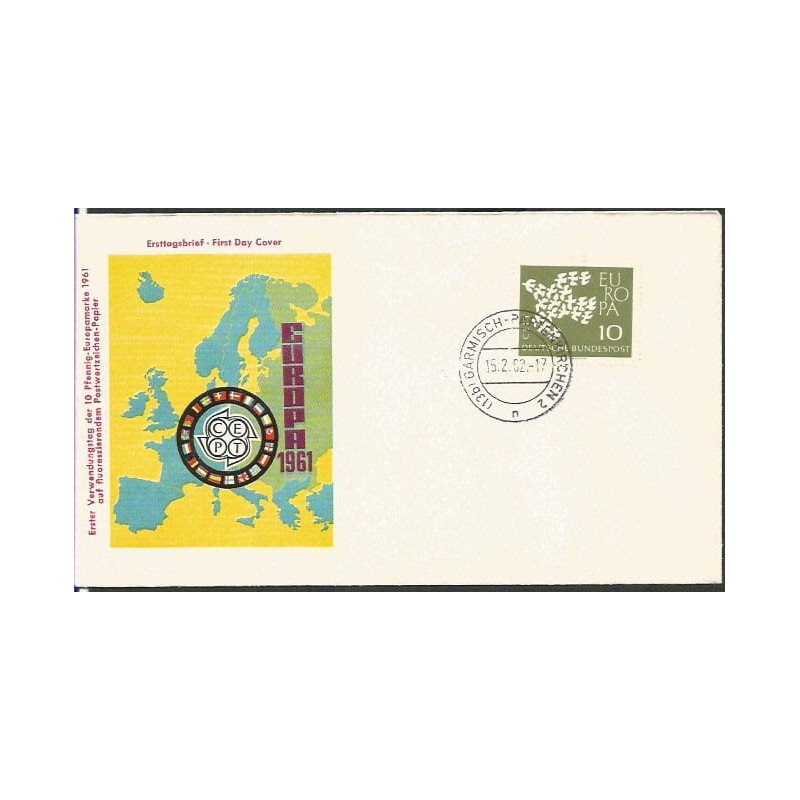 Niemcy 1961, EUROPA CEPT. Garmisch Partenkirchen 1962