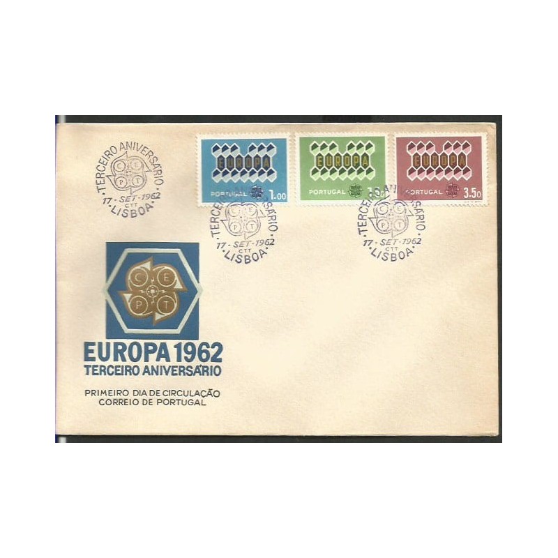 Portugalia 1962, EUROPA CEPT. FDC