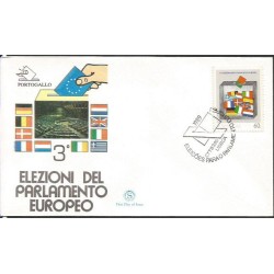 Portugalia 1989, Unia Europejska, wybory do euro parlamentu. FDC