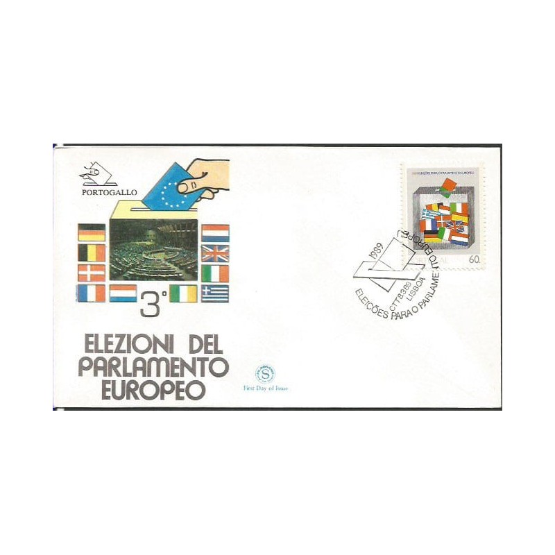 Portugalia 1989, Unia Europejska, wybory do euro parlamentu. FDC