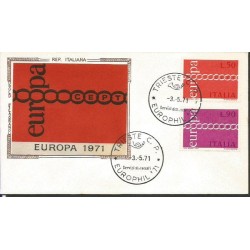 Włochy 1971, EUROPA CEPT. FDC