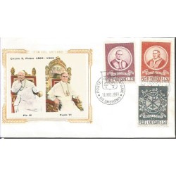 Watykan 1969, Koło św. Piotra, papież. K. Dąbrowska. FDC