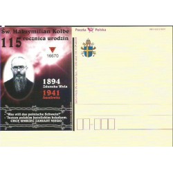 Kartka Nowy Sącz 2009, Święty Maksymilian Kolbe, Zduńska Wola, Auschwitz