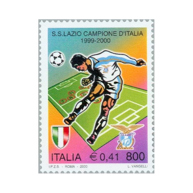 Włochy 2000, Piłka nożna, Lazio, mistrz Włoch **