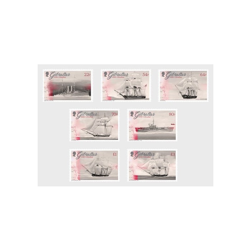 Gibraltar 2017, Statek HMS Gibraltar, żaglowiec, okręt **