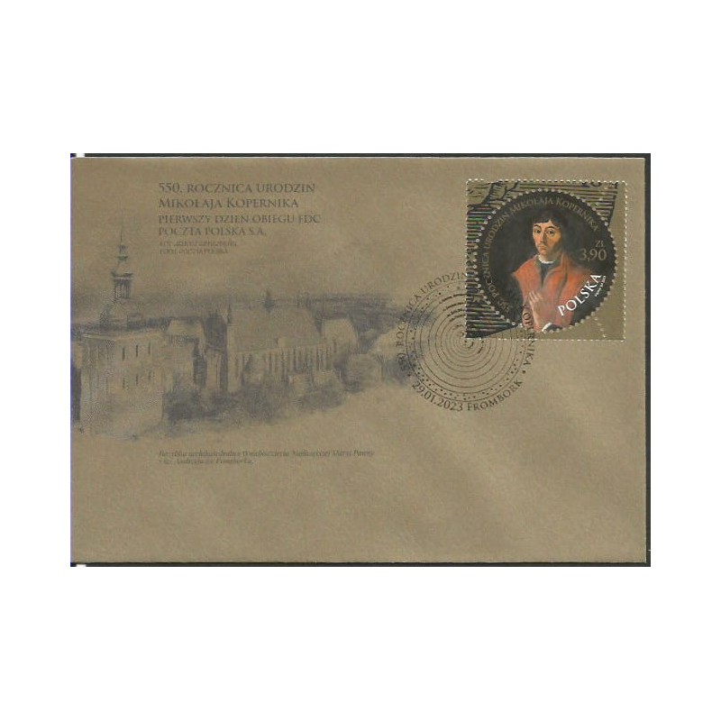 Fi 5286. Mikołaj Kopernik. 2023 FDC