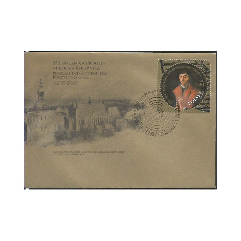Fi 5286. Mikołaj Kopernik. 2023 FDC