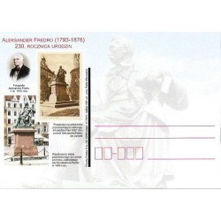 Kartka Wrocław 2023, Aleksander Fredro, pomnik, teatr, Lwów