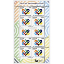 Litwa 2023, EUROPA CEPT: pokój. Arkusz **