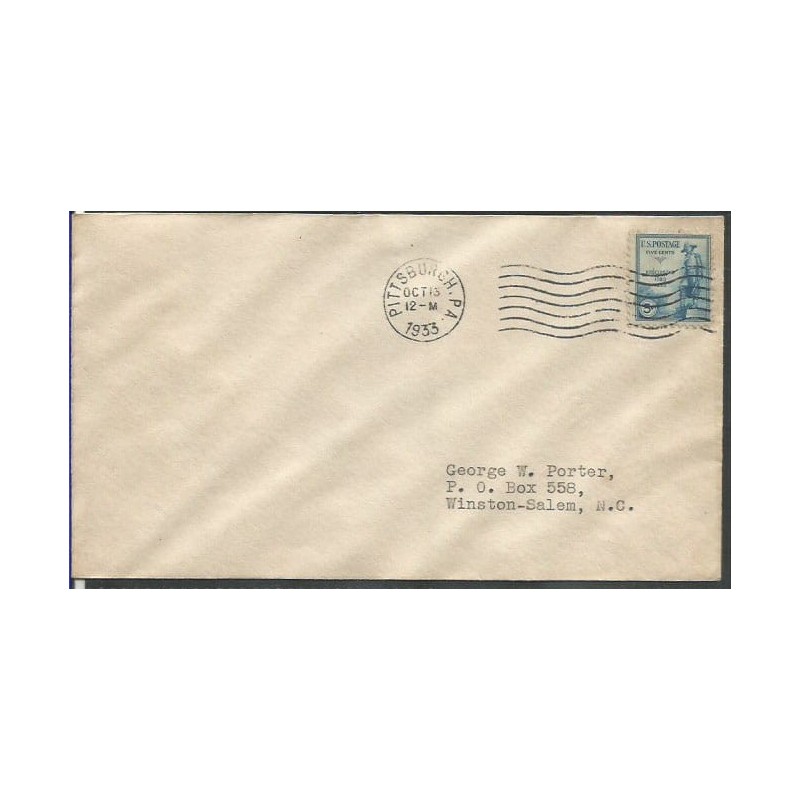 USA 1933, Tadeusz Kościuszko. FDC