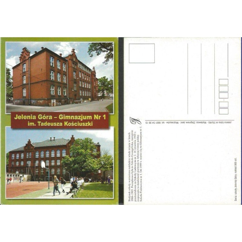 Jelenia Góra, szkoła, gimnazjum, Kościuszko