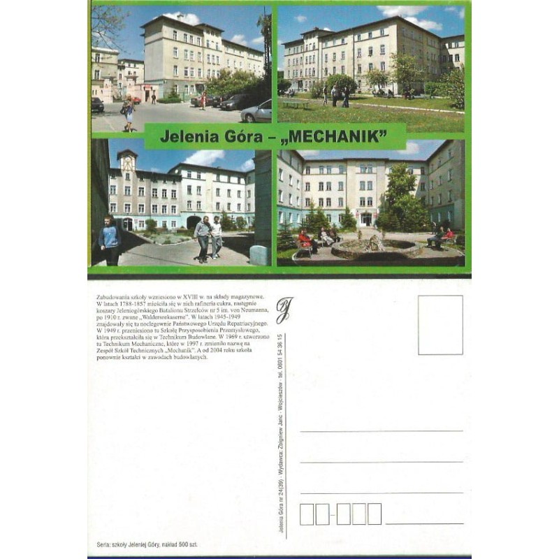 Jelenia Góra, szkoła, Mechanik