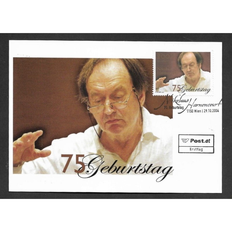 Austria 2004, Muzyka, Nikolaus Harnoncourt. Karta maksimum
