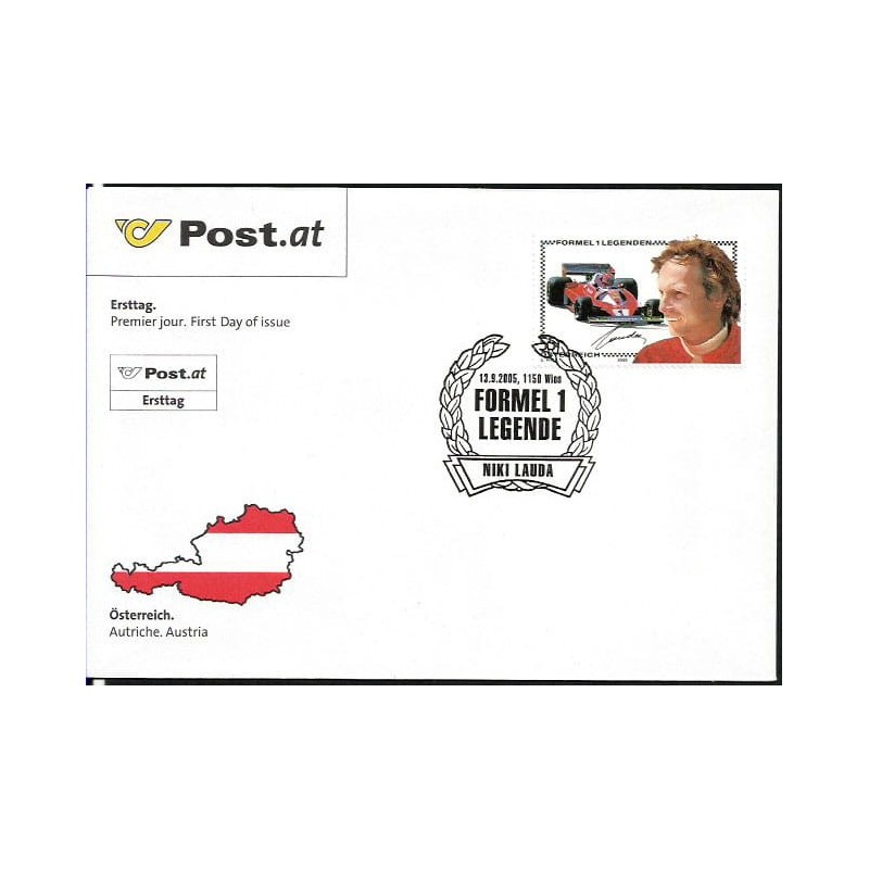 Austria 2005, Formuła 1, Niki Lauda. FDC