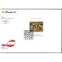 Austria 2005, Muzeum, malarstwo. E. Schiele. FDC