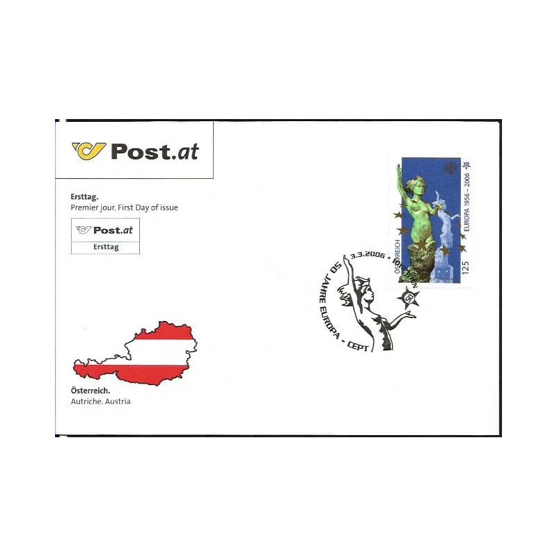 Austria 2006, EUROPA CEPT, 50 lat. FDC