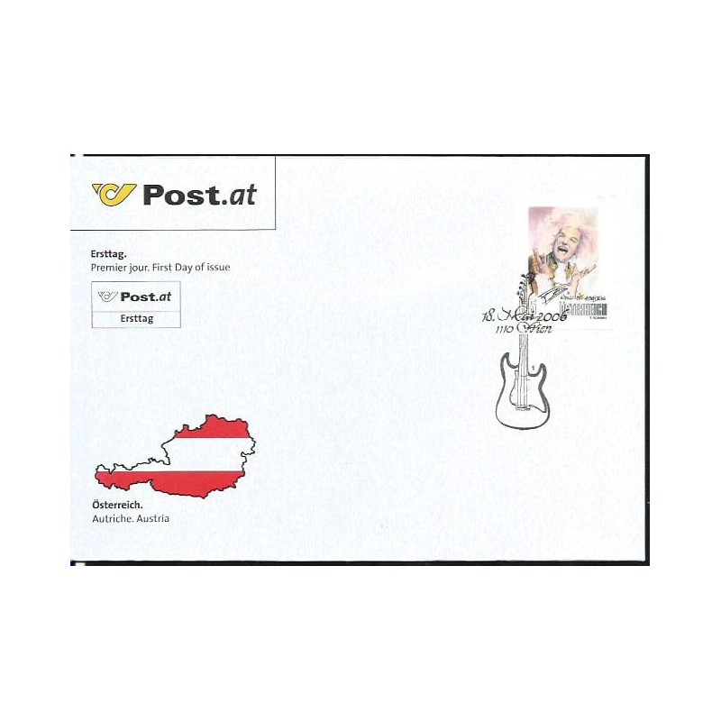 Austria 2006, Falco - Rock Me Amadeus, muzyka. FDC
