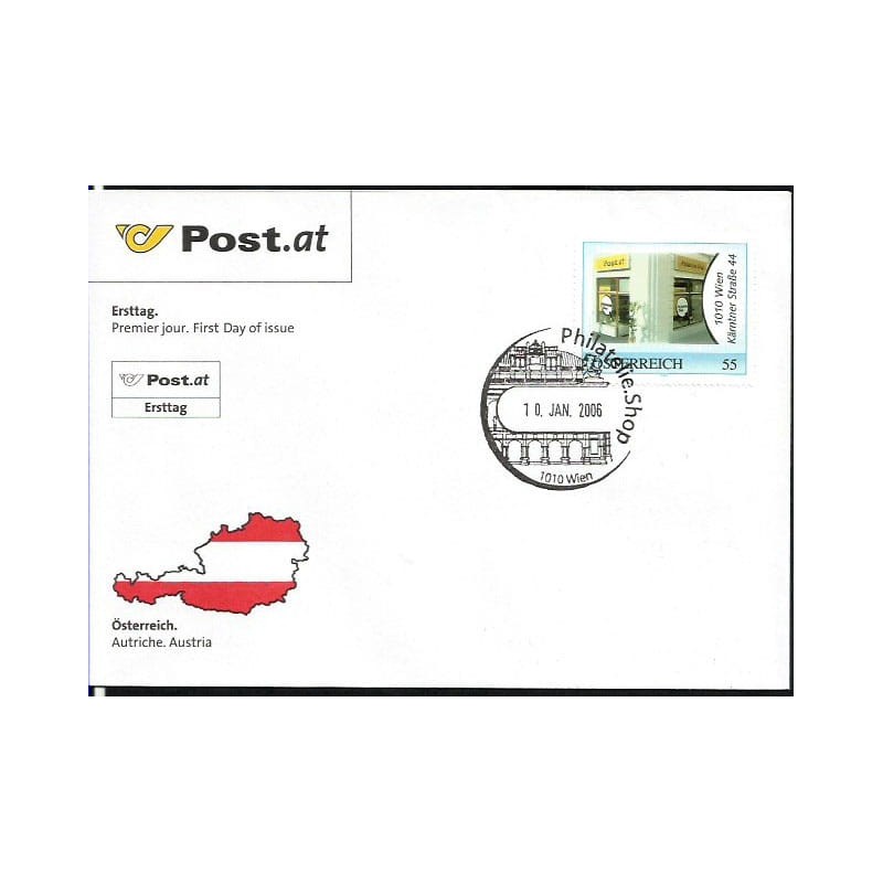 Austria 2006, Sklep filatelistyczny. FDC