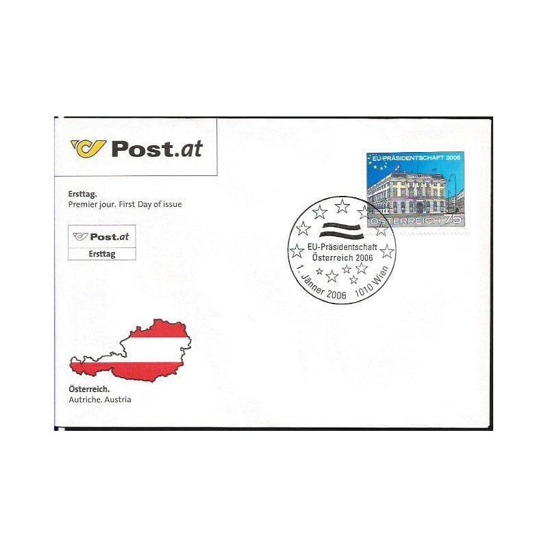 Austria 2006, Unia Europejska, prezydencja. FDC