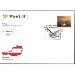 Austria 2007, Fauna: nietoperz. FDC