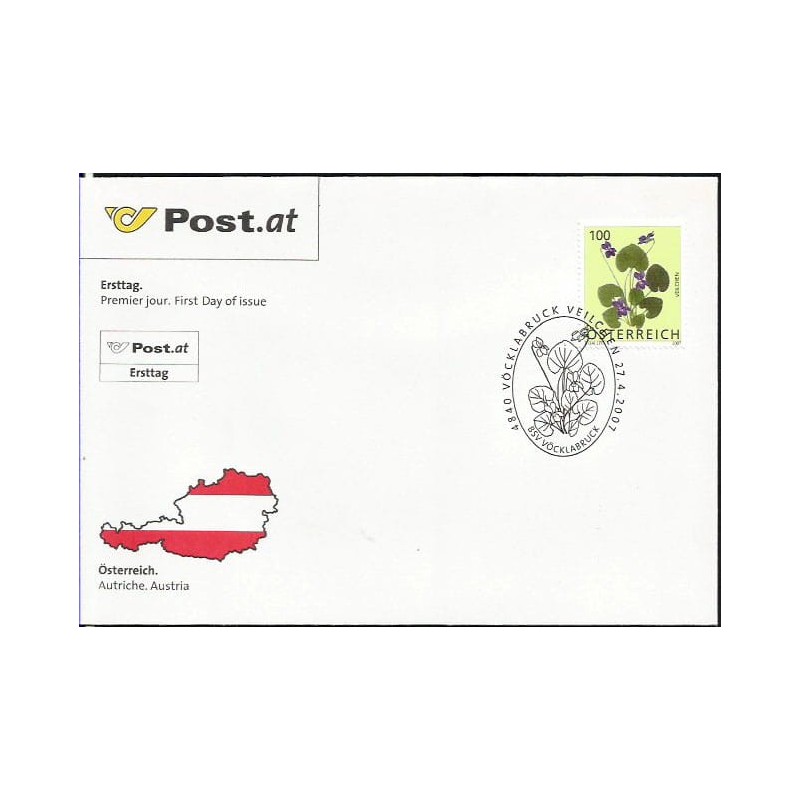 Austria 2007, Flora: kwiaty. FDC