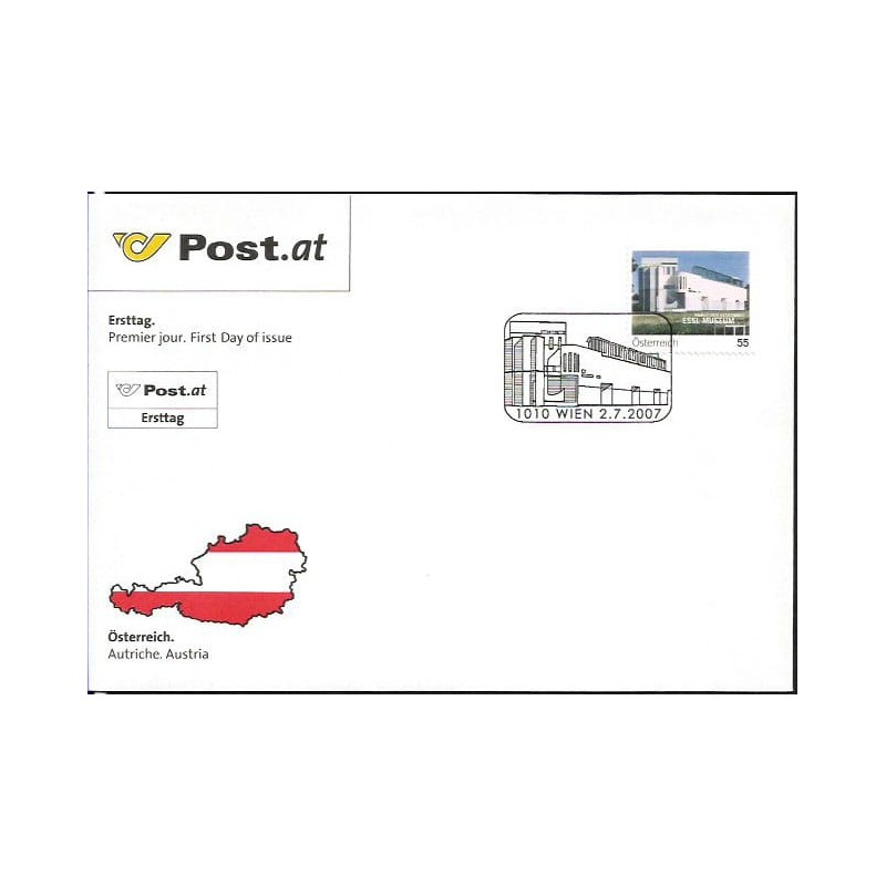 Austria 2007, Muzeum sztuki. FDC