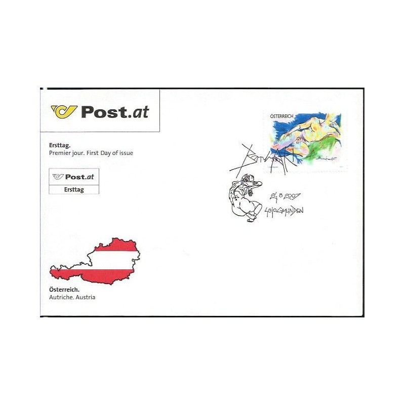 Austria 2007, Sztuka, akt. FDC