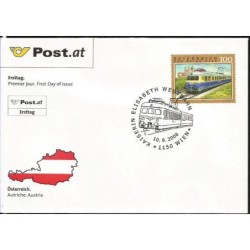 Austria 2008, Kolej, pociąg. FDC
