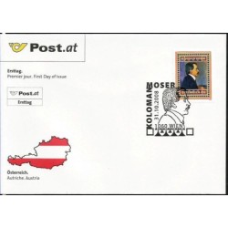 Austria 2008, Malarstwo, K. Moser. FDC