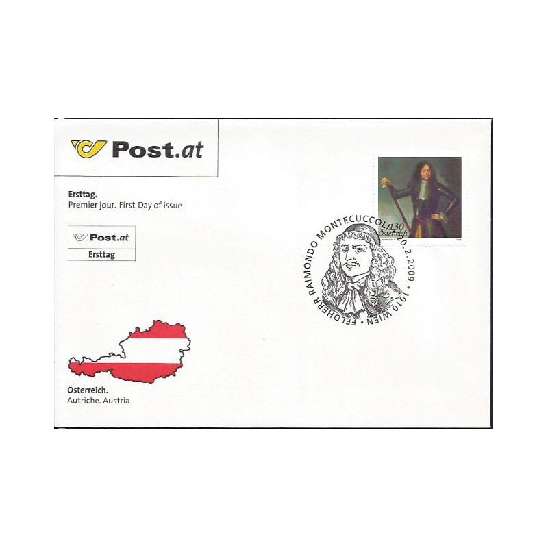 Austria 2009, R. Montecuccoli, wojsko. FDC