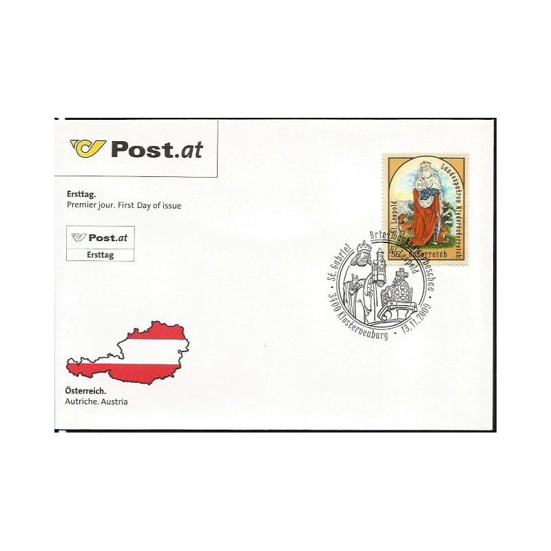 Austria 2009, Święty Leopold. FDC
