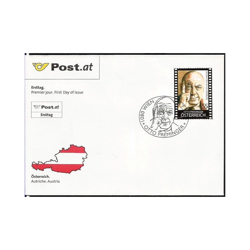 Austria 2010, Film, kino, O. Preminger. FDC