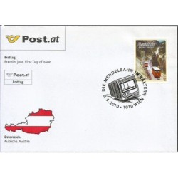 Austria 2010, Kolejka górska, kolej. FDC