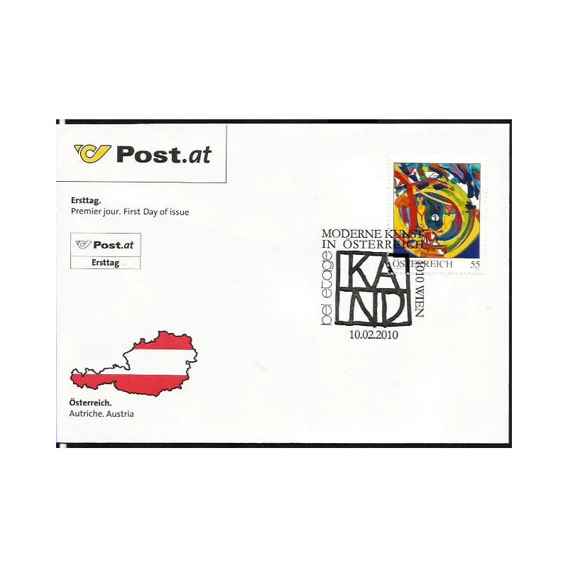 Austria 2010, Malarstwo. FDC