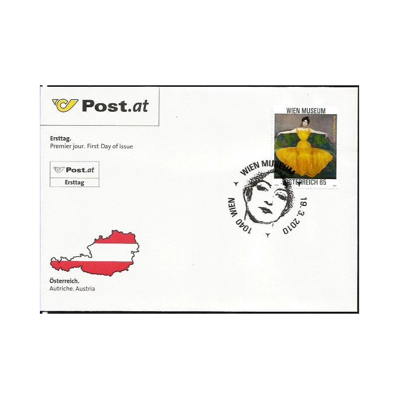 Austria 2010, Muzeum, Wiedeń. FDC