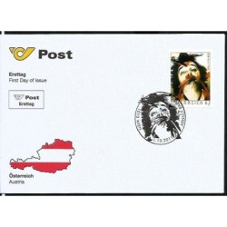 Austria 2011, Malarstwo, A. Rainer. FDC