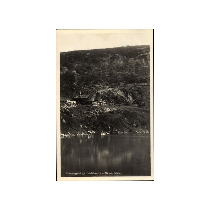 Karkonosze, Schronisko Samotnia, Karpacz. 1930, datownik Zachełmie