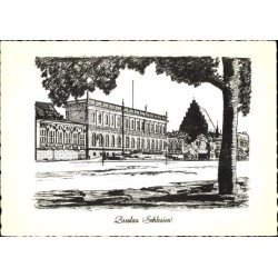 Wrocław, Pałac królewski, grafika. Bez obiegu