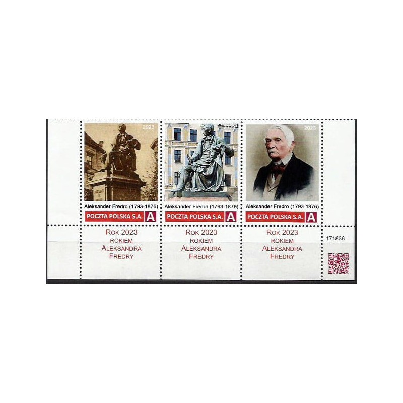 2023 Personalizowany, Aleksander Fredro, pomnik, teatr, Lwów, Wrocław. Pasek **