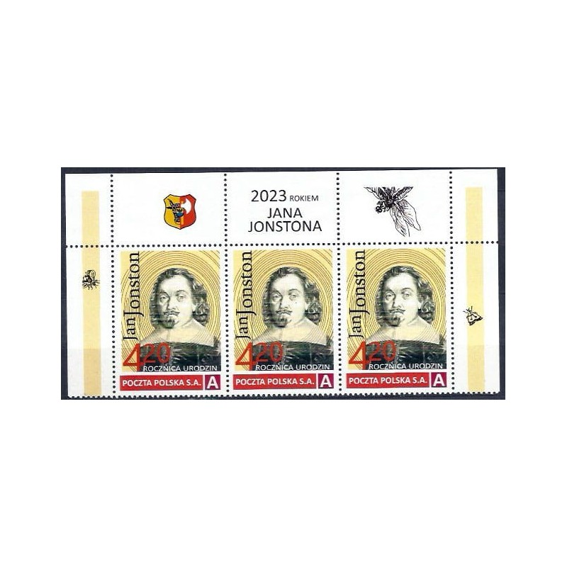 2023 Personalizowany, Jan Jonston, Leszno, przyroda, medycyna. Pasek **