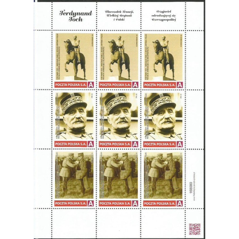 2023 Personalizowany, Marszałek Ferdynand Foch, I wojna światowa, Piłsudski, niepodległość. Arkusz **