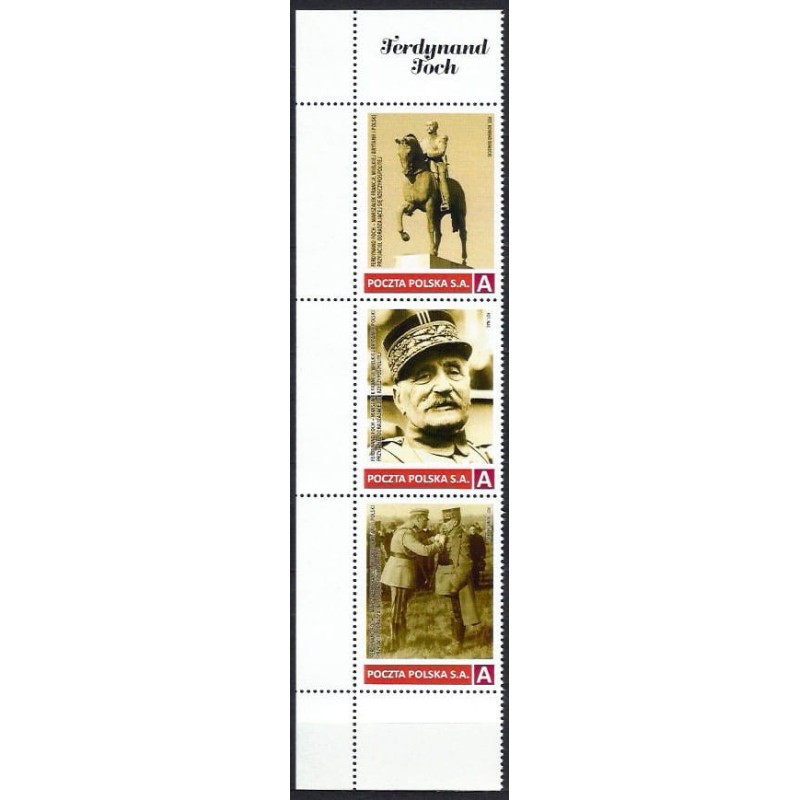 2023 Personalizowany, Marszałek Ferdynand Foch, I wojna światowa, Piłsudski, niepodległość. Pasek **